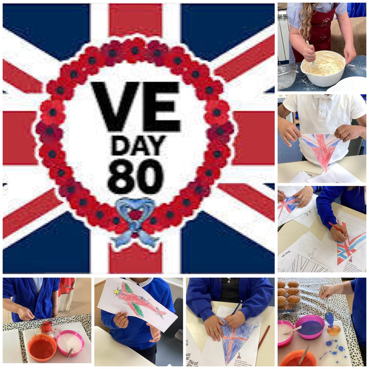 Field House Infant School & Nursery (@fieldhouseinfs) on Twitter photo War remembering, Lindy Hopping, Victoria sponge baking, ‘We’ll meet again’ singing, bunting making, air craft showing, street partying … full on VE Day celebrating! 🇬🇧 🇬🇧🇬🇧
We Will Rememeber ❤️🤍💙<a href="/embarkfed/">Embark Federation</a> War remembering, Lindy Hopping, Victoria sponge baking, ‘We’ll meet again’ singing, bunting making, air craft showing, street partying … full on VE Day celebrating! 🇬🇧 🇬🇧🇬🇧
We Will Rememeber ❤️🤍💙<a href="/embarkfed/">Embark Federation</a>