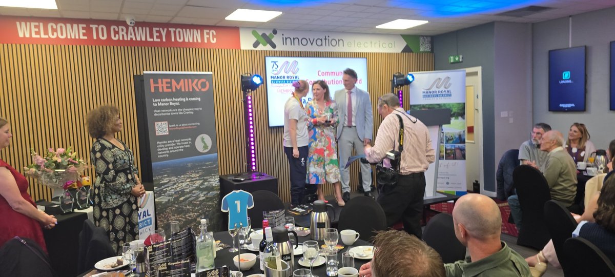 Mark Dunford (@marksdunford) on Twitter photo <a href="/manor_royal/">Manor Royal BID</a> People Award - Community Contribution Award winner is....Linda Porter and Harry Conibear-Griffiths from <a href="/VirginAtlantic/">virginatlantic</a> #MRawards <a href="/manor_royal/">Manor Royal BID</a> People Award - Community Contribution Award winner is....Linda Porter and Harry Conibear-Griffiths from <a href="/VirginAtlantic/">virginatlantic</a> #MRawards