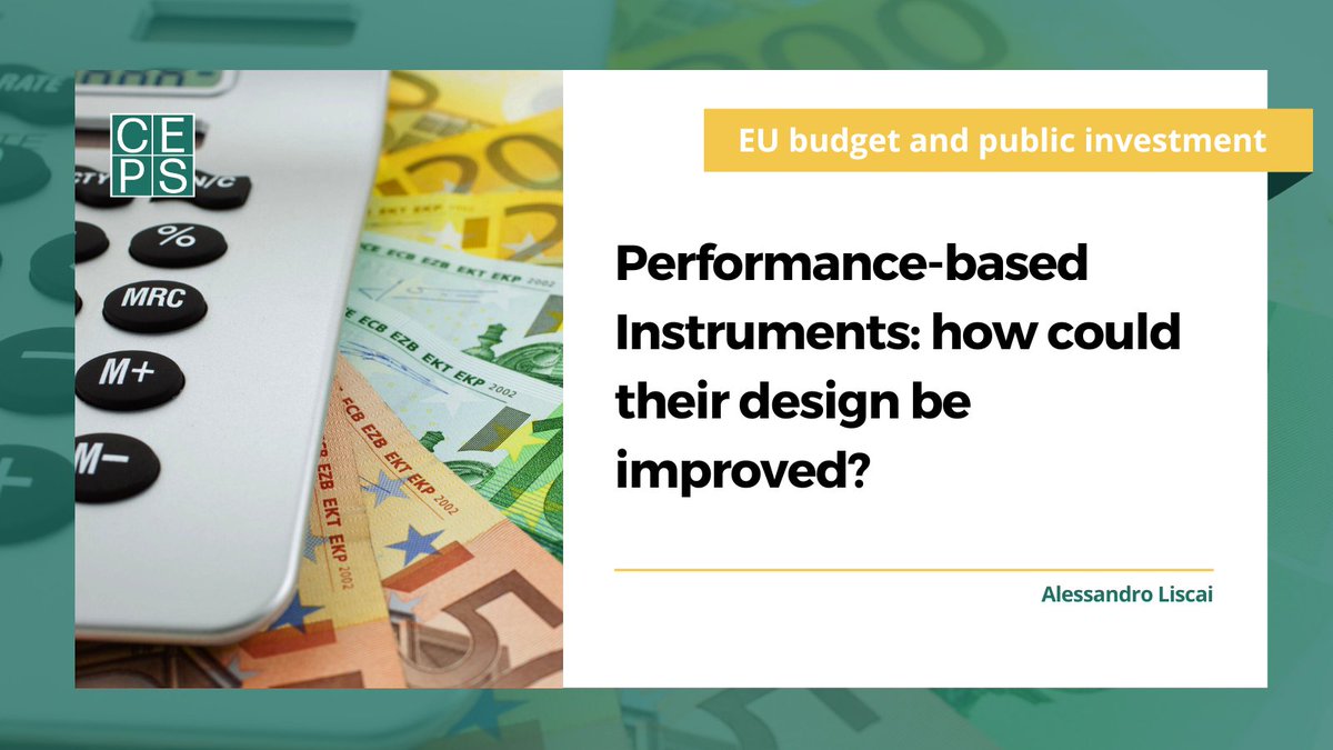 As the EU moves toward performance-based budgeting, the European Parliament’s budgetary oversight must keep pace.

This new study by Alessandro Liscai assesses how well performance-based instruments (PBIs), particularly the #RRF, are working under current scrutiny frameworks, and
