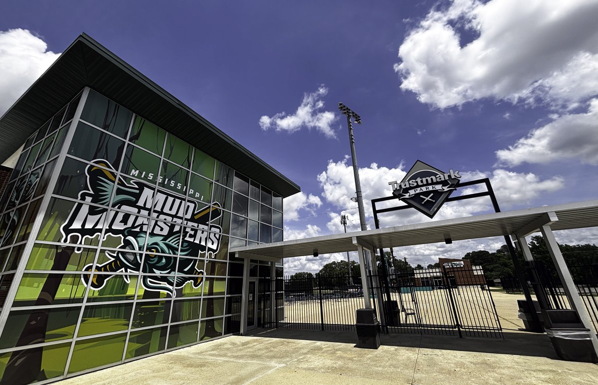 A new chapter begins at Trustmark Park! ⚾ We are excited to support and cheer on the <a href="/mudmonstersbsb/">Mississippi Mud Monsters</a>  as they open their inaugural season tonight in Pearl, MS. Make sure you don’t miss a game at Trustmark Park by visiting bit.ly/4iVzkvZ

#TrustmarkPark #MudMonstersBSB