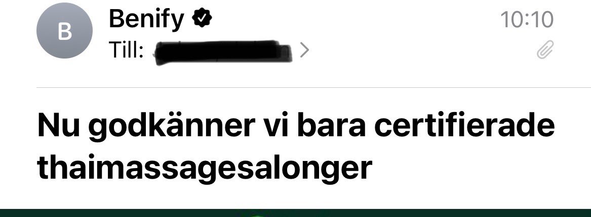 Synd. Blir att återgå till dubbelswish igen då mao. #veckansmail