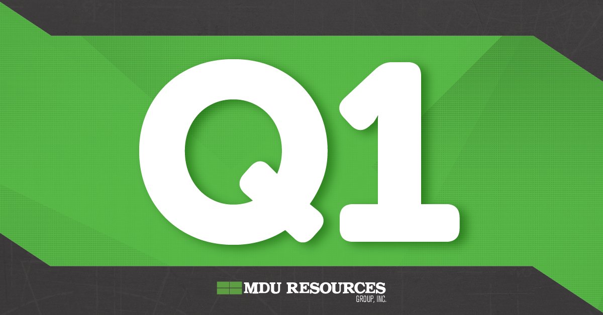 MDU Resources Group, Inc. (NYSE: MDU) today announced its financial results for the first quarter of 2025, reporting solid performance across its regulated energy delivery segments and affirming full-year earnings per share guidance.

Full release: bit.ly/3RVHPfl