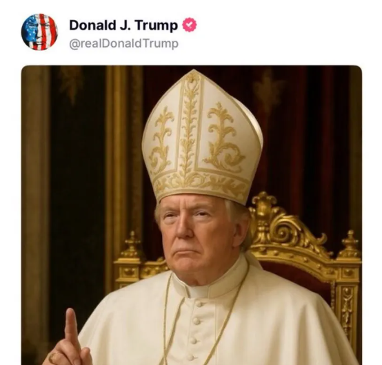 Black smoke means they haven't selected a new pope.  Concerns are rising that MAGA may soon violently storm the Vatican.
