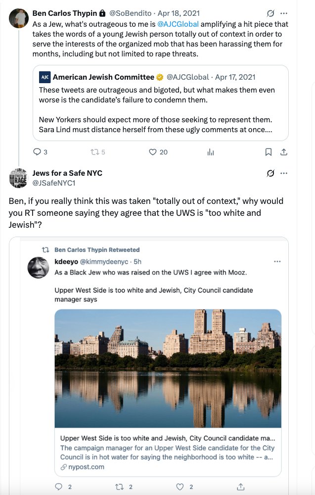 JSafeNYC1's tweet photo. @BklynBridgeNYC @OsseChi @ShahanaFromBK Ben loves supporting candidates like Shahana. But though his J identity is complicated, Mr. Thypin has 1 of the greatest As a Jew posts ever... https://t.co/hm4TADEuXc
