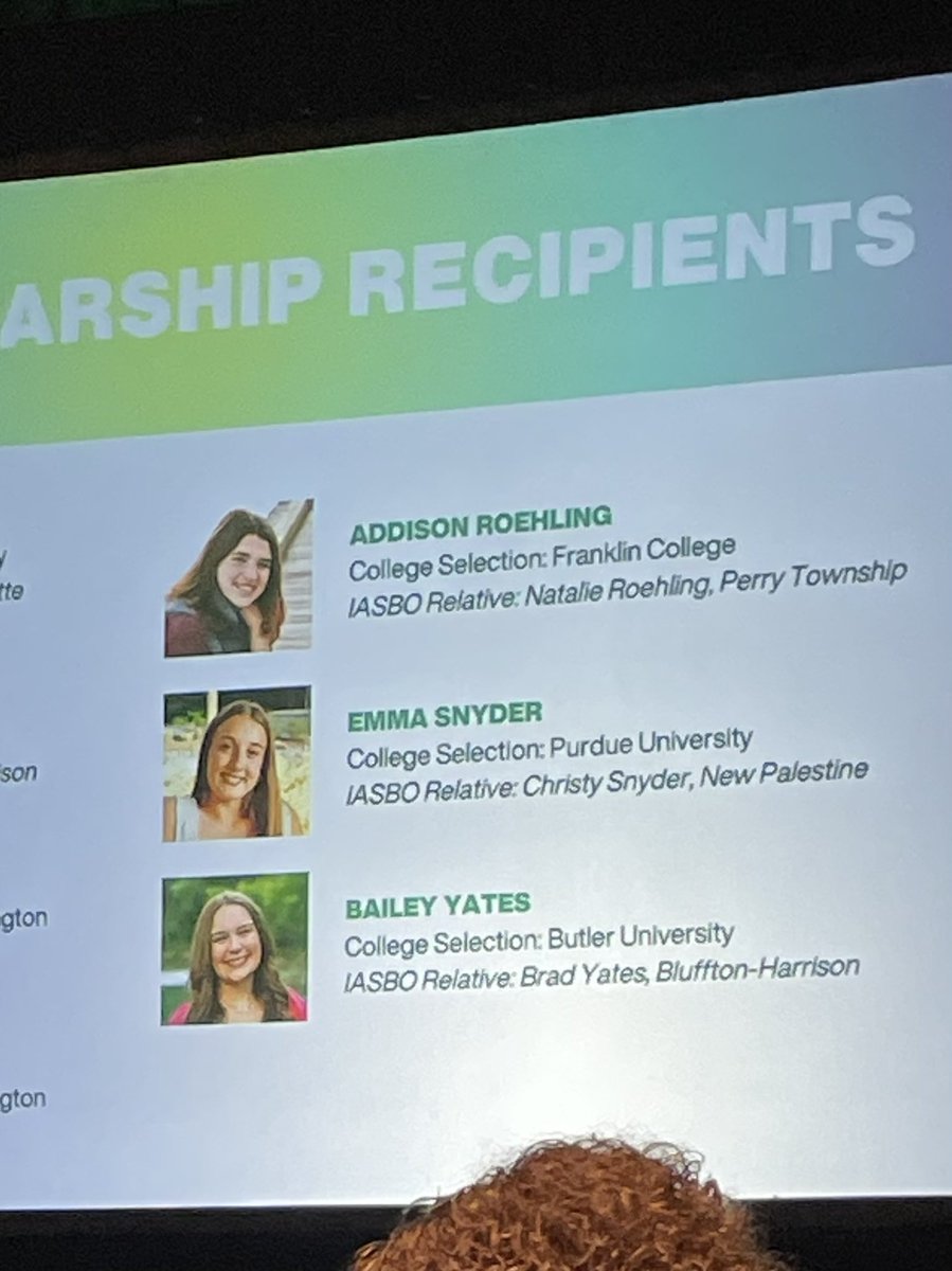 Katy Eastes (@newpalasstsup) on Twitter photo How proud are we of <a href="/NewPalCS/">New Palestine Community Schools</a>’s Emma Snyder who was awarded an #IASBO Indiana Association of School Business Officials scholarship!!? Her mom Christy is our amazing HR Coordinator!!♥️
#newpalproud
<a href="/ginapleak/">Gina Pleak, Ph.D.</a> How proud are we of <a href="/NewPalCS/">New Palestine Community Schools</a>’s Emma Snyder who was awarded an #IASBO Indiana Association of School Business Officials scholarship!!? Her mom Christy is our amazing HR Coordinator!!♥️
#newpalproud
<a href="/ginapleak/">Gina Pleak, Ph.D.</a>