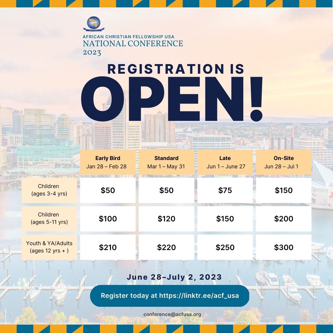 African Christian Fellowship USA Inc (ACFUSA) tweet media