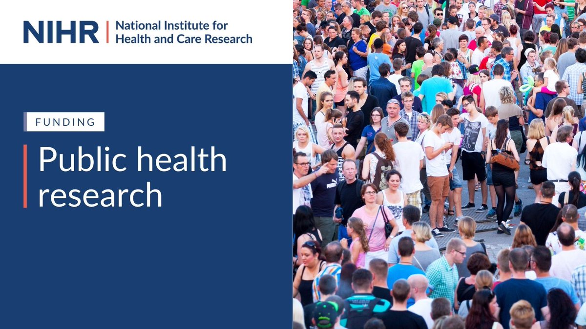 Could you lead #PublicHealth research?

We have over 20 #ResearchFunding opportunities open! Take a look at the funding that's on offer: nihr.ac.uk/funding-opport…