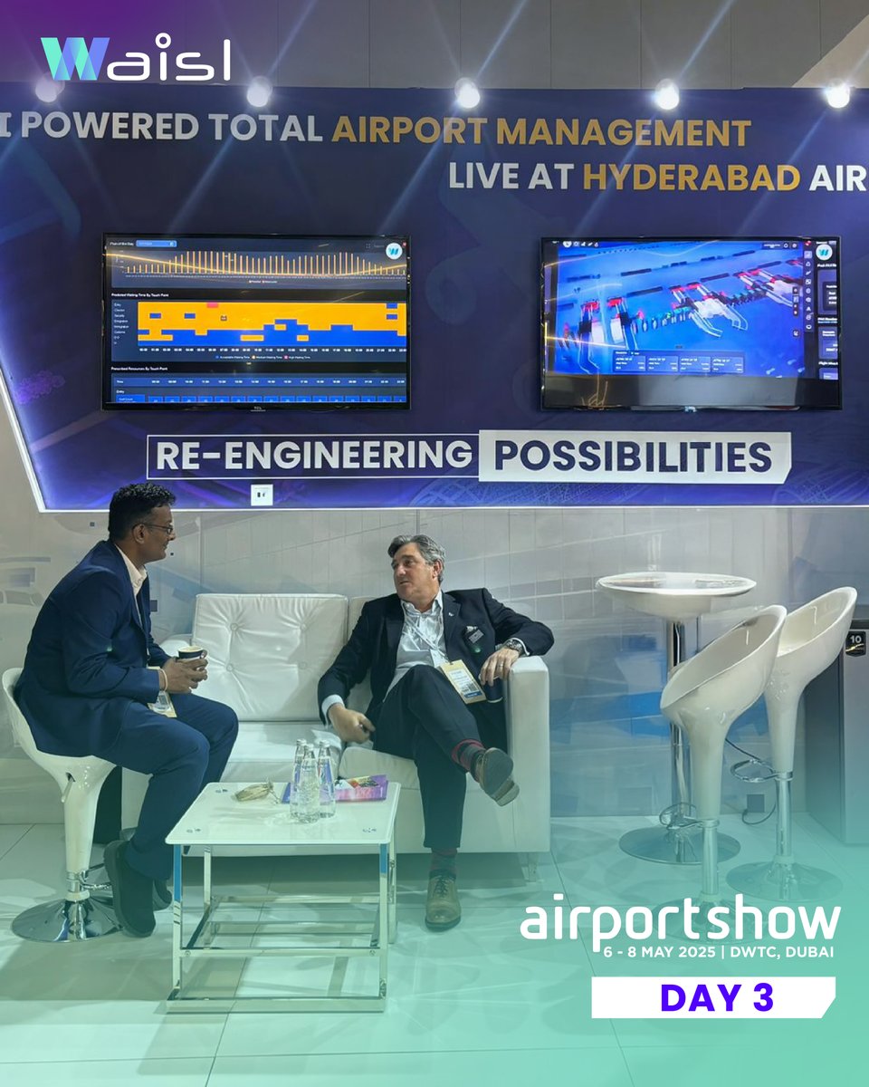 WAISL ltd (@wearewaisl) on Twitter photo Day 3 at the Airport Show 2025 has exceeded all expectations! Innovation took center stage as the industry's finest revealed groundbreaking technologies throughout the bustling exhibition halls. Day 3 at the Airport Show 2025 has exceeded all expectations! Innovation took center stage as the industry's finest revealed groundbreaking technologies throughout the bustling exhibition halls.