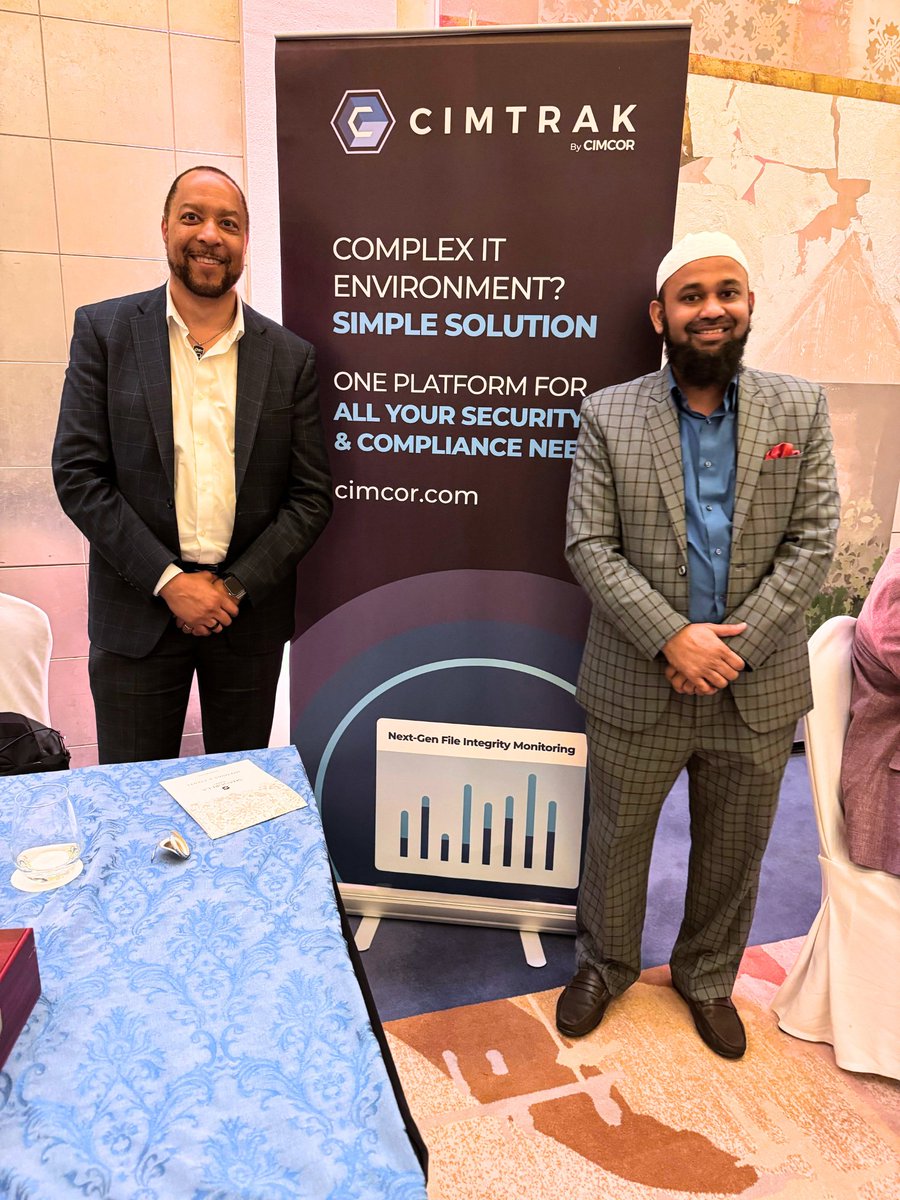 CimTrak Integrity (@cimtrak) on Twitter photo As the event comes to a close, we want to thank everyone who visited the Cimcor booth at <a href="/GISECGlobal/">GISEC GLOBAL</a> 2025! We are grateful for the opportunity to connect, share insights, and explore how organizations are strengthening their cyber resilience.
A special thanks to our partners at As the event comes to a close, we want to thank everyone who visited the Cimcor booth at <a href="/GISECGlobal/">GISEC GLOBAL</a> 2025! We are grateful for the opportunity to connect, share insights, and explore how organizations are strengthening their cyber resilience.
A special thanks to our partners at