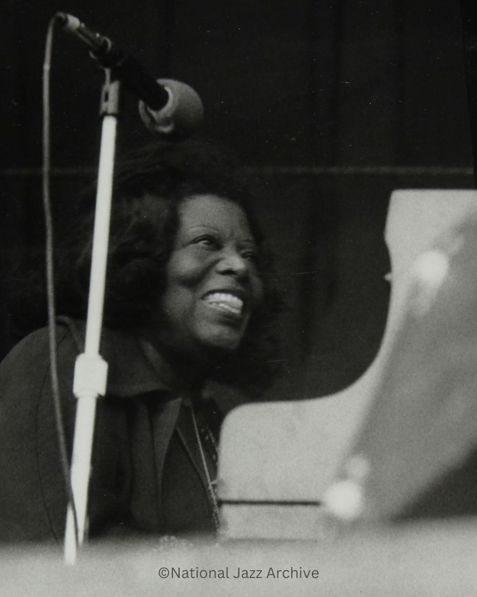 Happy birthday to #jazz pianist Mary Lou Williams who was born on this day in 1910! 🎈 

Here, she is pictured at Newport Jazz Festival, July 1978. 

Photo by Denis Williams.