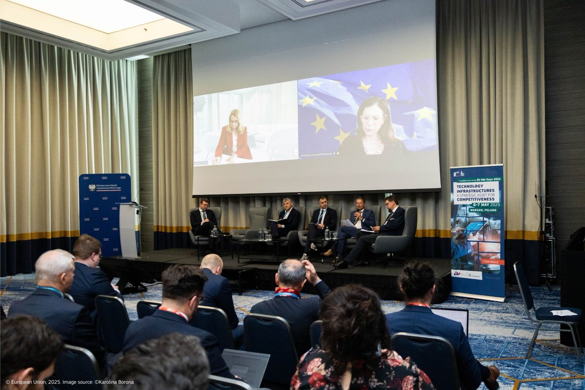 2 days of rich discussions at the Technology Infrastructures conference in Warsaw wrapped up! These infrastructures support industry, SMEs &amp; startups, boosting EU competitiveness.
Read more from this #RiDaysEU 2025 satellite event: europa.eu/!Hm6WY7