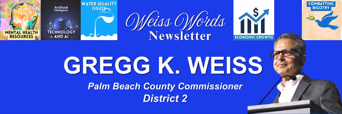 Thank you to Commissioner Gregg Weiss for spotlighting the Palm Beaches Student Showcase of Films in your newsletter! Your continued support of future leaders helps fuel the next generation of creative voices. Check out the spotlight: conta.cc/453Yo0j. #SSOF #YoungLeaders