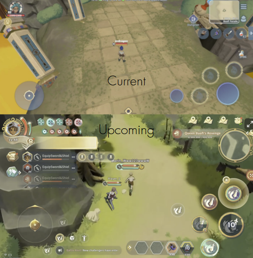 CryptoMixue's tweet photo. 🧵3️⃣ UI ( User Interface ) on Dungeon and City

⚙️UI More Fresh and Eye catching ,
        The Future will Shows Every Team Member
        Equipment , Buff &amp; Debuff on Top Left 🔥🔥
        #TreeverseDay5 https://t.co/zU2QKzhz27