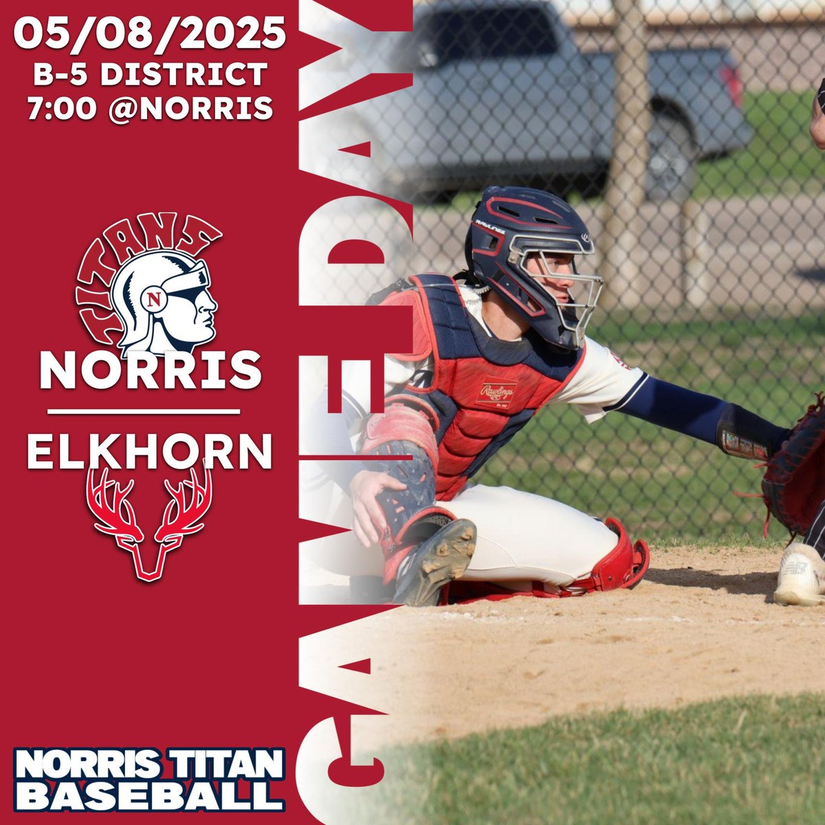 🚨Game Day🚨

🆚- Elkhorn
📍- Norris 160
🏟️- Titan Activities Complex
⏰- 7:00
📊- Norris Varsity Titans GC
📻- tinyurl.com/3yrytse4

SELFLESS//RELENTLESS//GRIT

#Brotherhood