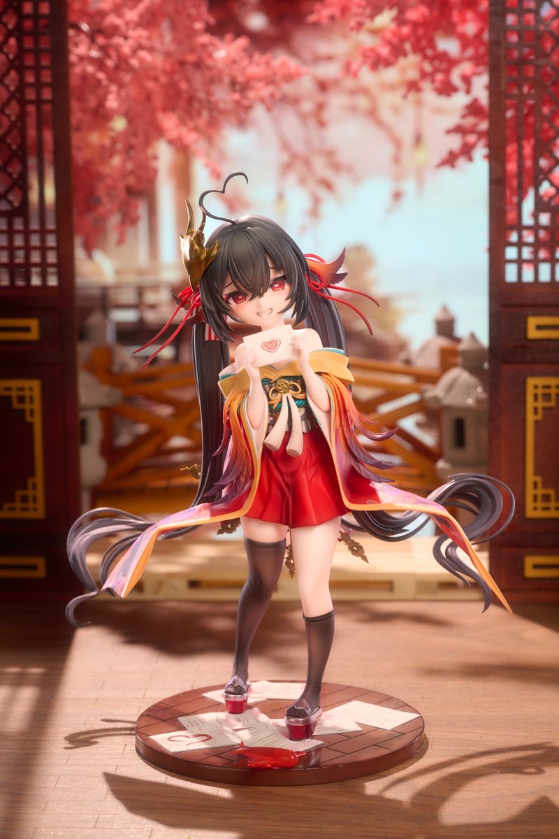 碧蓝航线 小大凤 热烈的告白练习
塗装：賀澄喵哒喵(<a href="/dadadadadanyan/">賀澄喵哒喵</a>)
 #美しきフィギュア達の宴 #アズールレーン #AzurLane