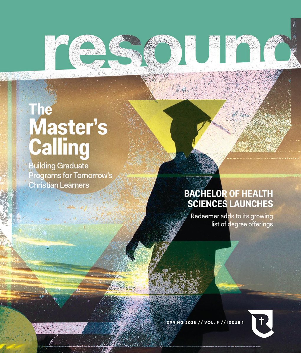 🌷The spring 2025 edition of Resound magazine is here!

From new graduate programs and the opening of Redeemer’s expanded Wellness Centre to student stories, alumni impact, and this year’s Emerging Public Intellectual Award winner—this issue is packed with stories of faith that
