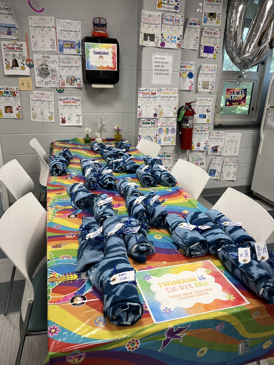 All this and staff t-shirts too!!! Thank you, Coleman School HSA for appreciating our amazing teachers!!! <a href="/grpssupt/">Glen Rock Public Schools</a> #rockgrnj