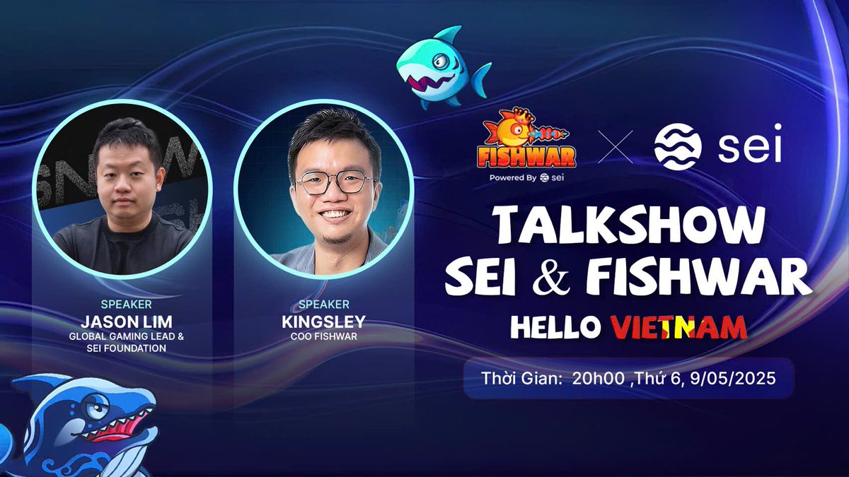khoiphucvicrypt's tweet photo. 💎 " 𝐓𝐀𝐋𝐊𝐒𝐇𝐎𝐖 𝐂𝐔̀𝐍𝐆 𝐒𝐄𝐈 𝐕𝐀̀ 𝐅𝐈𝐒𝐇𝐖𝐀𝐑 - 𝐇𝐄𝐋𝐋𝐎 𝐕𝐈𝐄̣̂𝐓 𝐍𝐀𝐌 " 💎

⏰����𝐡𝐨̛̀𝐢 𝐆𝐢𝐚𝐧 : 𝟐𝟎𝐡 . 𝐓𝐡𝐮̛́ 𝟔 , 𝐍𝐠𝐚̀𝐲 𝟎𝟗/𝟎𝟓/𝟐𝟎𝟐𝟓

       • 𝐒𝐏𝐄𝐀𝐊𝐄𝐑 : 𝐌𝐑. 𝐉𝐀𝐒𝐎𝐍 𝐋𝐈𝐌 ( 𝐆𝐈𝐀́𝐌 Đ𝐎̂́𝐂 Đ𝐈𝐄̂̀𝐔 𝐇𝐀̀𝐍𝐇 𝐆𝐀𝐌𝐈𝐍𝐆 𝐁𝐘 𝐒𝐄𝐈 ) 
       • 𝐒𝐏𝐄𝐀𝐊𝐄𝐑 : 𝐌𝐑. 𝐊𝐈𝐍𝐆𝐒𝐋𝐄𝐘 ( 𝐂𝐎𝐎 𝐅𝐈𝐒𝐇𝐖𝐀𝐑 )

𝐋𝐢𝐧𝐤 𝐳𝐨𝐨𝐦 : 𝐡𝐭𝐭𝐩𝐬://𝐝𝐚𝐲𝐦𝐚𝐢.𝐯𝐧/𝐦𝐞𝐞𝐭/𝟎𝟗𝟖𝟑𝟖𝟏𝟔𝟔𝟔𝟎
( 𝐌𝐎̣𝐈 𝐍𝐆𝐔̛𝐎̛̀𝐈 𝐙𝐎̂ Đ𝐀̣̆𝐓 𝐓𝐄̂𝐍 𝐅𝐈𝐒𝐇𝐖𝐀𝐑 . 𝐓𝐄̂𝐍 𝐁𝐀̉𝐍 𝐓𝐇𝐀̂𝐍 ) 

- 𝐂𝐡𝐮́𝐧𝐠 𝐭𝐨̂𝐢 𝐫𝐚̂́𝐭 𝐦𝐨𝐧𝐠 đ𝐮̛𝐨̛̣𝐜 𝐜𝐡𝐚̀𝐨 đ𝐨́𝐧 𝐐𝐮𝐲́ 𝐕𝐢̣ .
𝐓𝐫𝐚̂𝐧 𝐓𝐫𝐨̣𝐧𝐠!

#𝐍𝐠𝐨̂𝐢_𝐍𝐡𝐚̀_𝐂𝐡𝐮𝐧𝐠