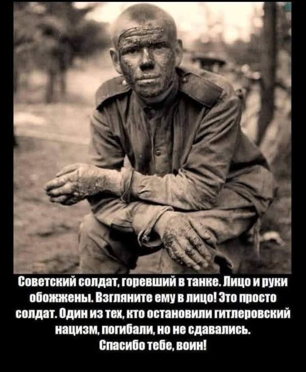 Это наш солдат освободил мир от коричневой чумы. И переписать историю, мы не позволим!