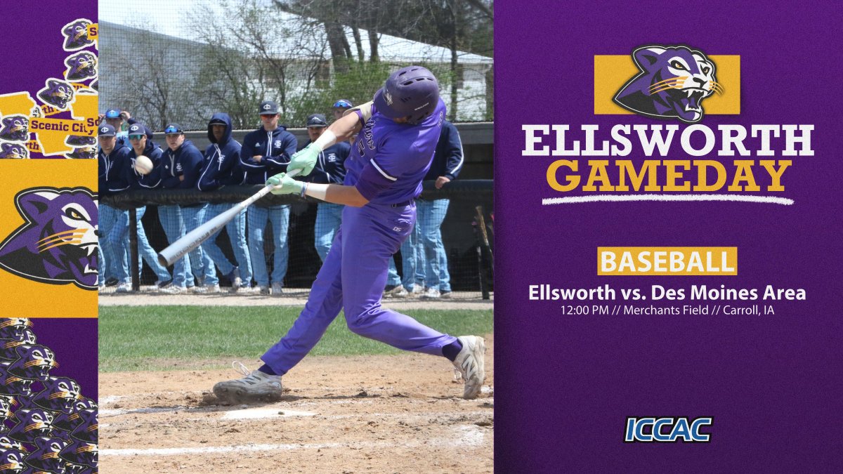 𝐆𝐀𝐌𝐄𝐃𝐀𝐘⚾️

The regional opener 👇

🆚 Des Moines Area
🕛 12:00 PM
📍 Merchants Park (Carroll, IA)
💻 iccacsportsnetwork.com
📊 bit.ly/3ocA4pW

With a win, Panthers would advance to play 3:30 PM Friday. With loss, Panthers would play again at 7:00 PM tonight.