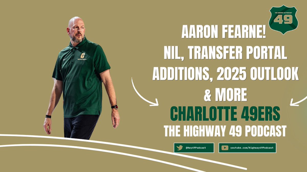 Aaron Fearne (<a href="/aaronfearne14/">Aaron Fearne</a>) on the <a href="/Hwy49Podcast/">Highway 49 Podcast</a>!

We talked:
-NIL, Cedric Maxwell’s comments
-New portal additions &amp; roster
-Sizing up in 2025
-NBA-ready players at Charlotte &amp; more

YT: bit.ly/4m3Nw8G
Spotify: spoti.fi/4kcsrHG
Apple: apple.co/3ZaZ2p1