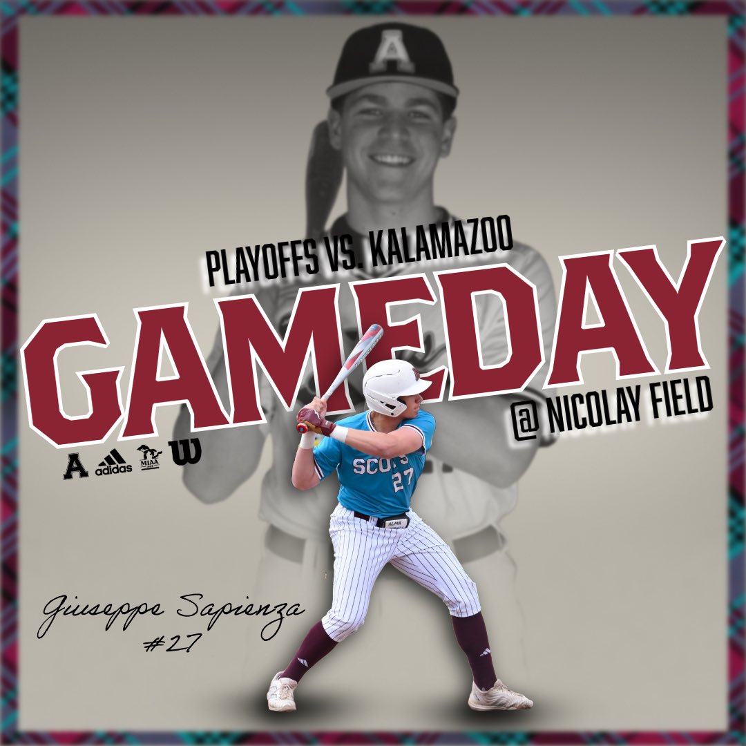 PLAYOFF GAMEDAY‼️
🆚 Kalamazoo College
📍 Nicolay Field
⏰ 12pm
📺 youtube.com/live/qp6qKBz3g…
🎟️ miaa.org/sports/2024/10…