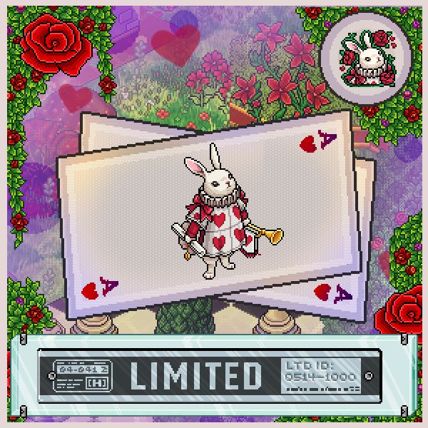 MeuHabblet's tweet image. A coelha mais corajosa do País das Maravilhas 🐇♥️

Disponível em uma quantidade limitada de lotes, você poderá adquirir o raro Easter, a Coelha LTD hoje após 19h BR no catálogo por diamantes. 🐰