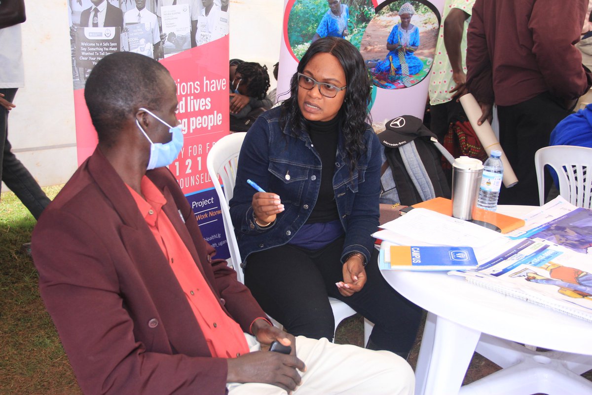 MentalHealth_Ug's tweet photo. 📌 Two impactful days at the Tubere Balamu Health Camp in Wankulukuku! Mental Health Uganda joined partners to bring services closer to the people—raising awareness, offering psychosocial support, and reminding communities that mental health matters. For help, call our toll-free line 0800 21 21 21 (Mon–Fri, 8:30am–5:00pm). @kabakafound 
#conversationschangelives #TubereBalamu #mentalhealthuganda #communitywellbeing #healthforall