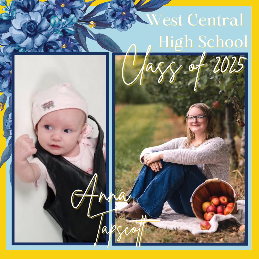 Our next Senior Spotlight is Anna Tapscott! Congratulations on your upcoming graduation, Anna! We are so Proud of you! #WeAreWC #ClassOf2025