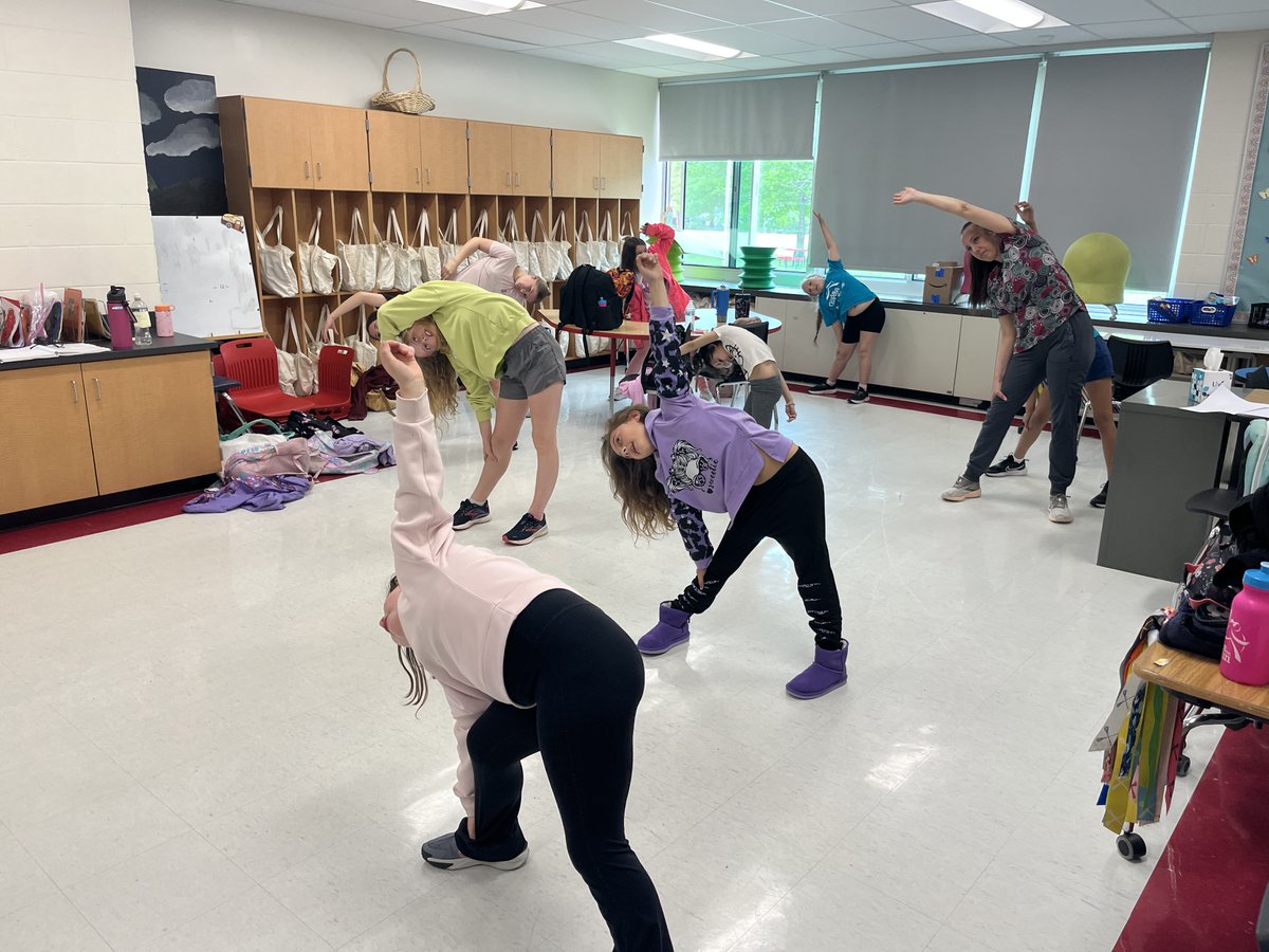The HBE Girls on the Run team is busy practicing and getting ready for their first 5k on June 8th at Legoland in Goshen!