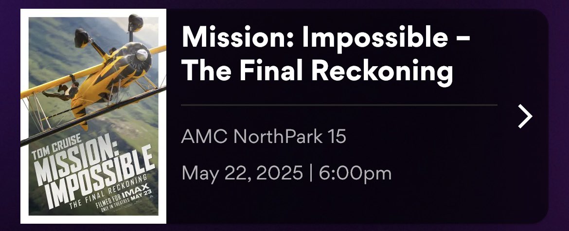 talkingdamovies's tweet photo. #MissionTexas @AMCTheatres AMC Northpark 15 right here bro! https://t.co/j6fudv4Pps