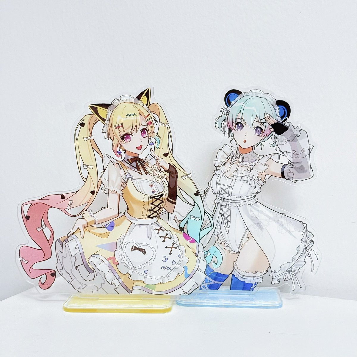 arararale_'s tweet image. 3rdライブ東京公演で、ちやんと律ちゃんに楽屋花を贈りました。

自分は気持ちをうまく表現するのが苦手なので、きれいなお花を通して感謝と愛を伝えられたらと思いました。
大好きだよ！💛🩵

#ゆめみた3rdLIVE_東京
#なかまちみられ
#りっちゃんといっしよ