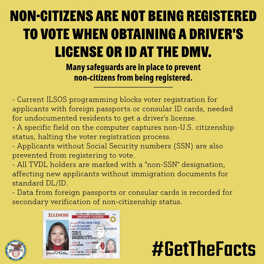 It's crucial to maintain the integrity of our voting system. Non-citizens are prevented from registering to vote at the DMV through various safeguards, including specific programming that identifies citizenship status. 📷 #ElectionSecurity #VotingRights #CivicResponsibility