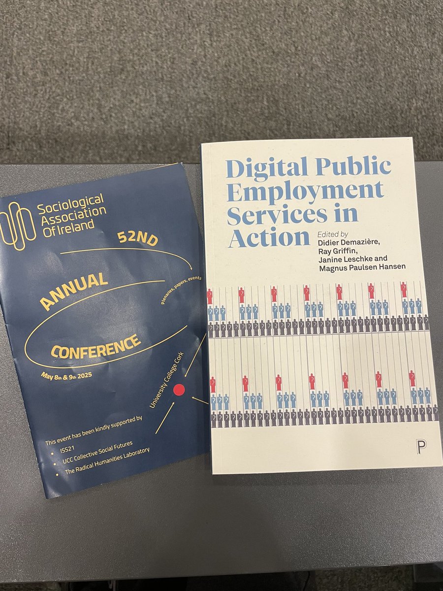 Great to be at the Sociological Association of Ireland Annual Conference 2025 to present a panel on our new publication “Digital Public Employment Services in Action” (open access doi.org/10.51952/97814…)

#SAIcon25 #SociologyIreland #SociologyUCC #SAI2025 #SETU #HECAT