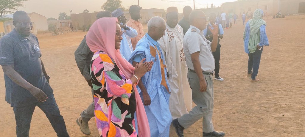 Im so happy for being at Keur Mour village to celebrate the opening center training for soccer especially for women's football. The chief and elders all around to keep it as a real development and women empowerment.