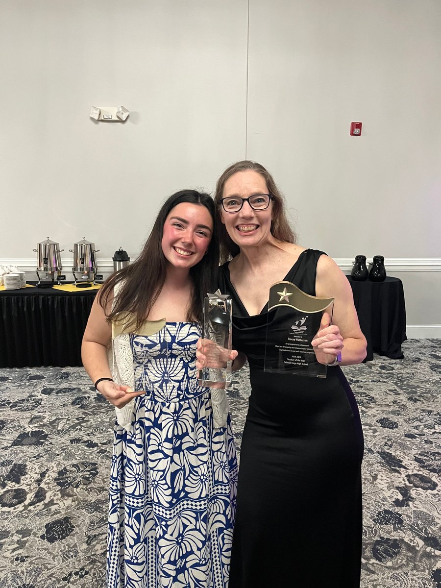 Congratulations to 2 of our fantastic Forge Swim Coaches on being named Teacher of the Year at their respective schools.  Olivia Knerr at Ferry Farm Elementary and Tracy Watterson at Colonial Forge.  Coach Watterson was also named SCPS Teacher of the Year!  #championville
