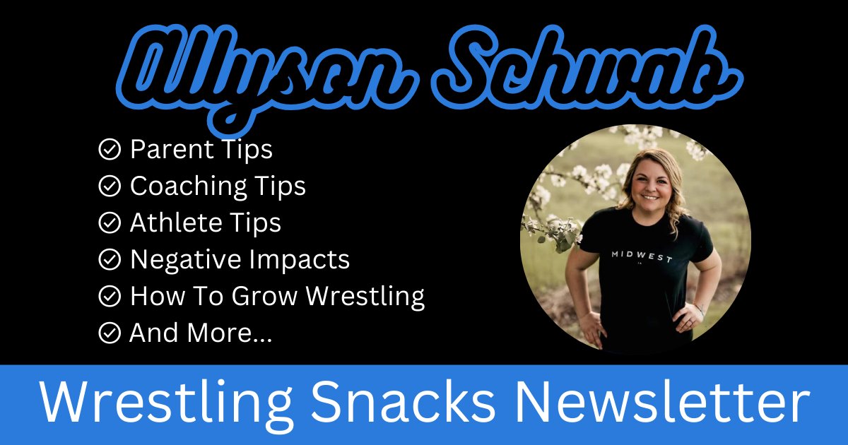 🚨 This week’s Wrestling Snacks features Allyson Schwab — wife of UNI Head Coach Doug Schwab, former Virginia Tech softball player, and mom to a pair of Iowa state champs. She brings a unique perspective to this week’s newsletter.

One of my favorite parts of the interview:

💬