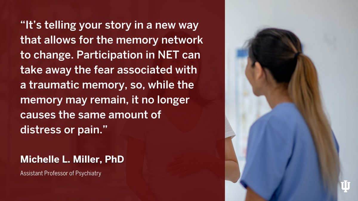 Up to 1 in 5 pregnant people in Indiana may be living with PTSD.
The IU School of Medicine is expanding access to trauma-informed care with a new statewide study using Narrative Exposure Therapy: bit.ly/3YyLFib