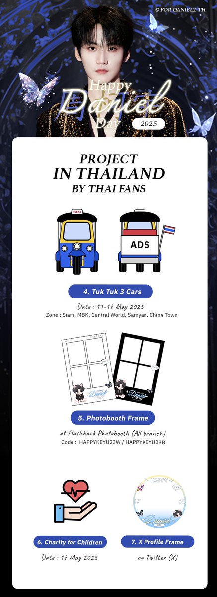 —— 🌌🚀👩🏻‍🚀 ——
『 PROJECT IN THAILAND 2025 』

🎉 เปิดโปรเจคที่จะเกิดขึ้นในวันเกิดปีนี้ 
ตั้งแต่วันที่ 10 - 17 พฤษภาคมนี้ มาร่วมฉลองวันเกิดปีที่ 23 ของโจวเคออวี่ไปด้วยกัน 🎂

#KEYU23rdBDPROJECT
#周柯宇 #โจวเคออวี่ #Zhoukeyu #DanielZhou