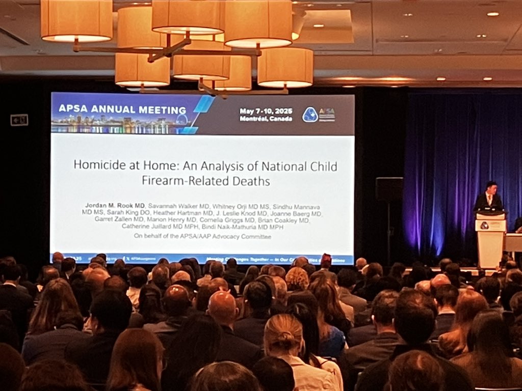 Lorraine Kelley-Quon, MD, MSHS, FACS, FAAP (@lkelley_quon) on Twitter photo Bonjour Montreal! <a href="/JRookMD/">Jordan Rook</a> presents striking data outlining “Homicide at Home: An Analysis of National Child Firearm-Related Deaths” at #APSA25 <a href="/APSASurgeons/">APSA Surgeons</a> <a href="/UCLASurgeryRes/">UCLA General Surgery Residency Program</a> Bonjour Montreal! <a href="/JRookMD/">Jordan Rook</a> presents striking data outlining “Homicide at Home: An Analysis of National Child Firearm-Related Deaths” at #APSA25 <a href="/APSASurgeons/">APSA Surgeons</a> <a href="/UCLASurgeryRes/">UCLA General Surgery Residency Program</a>