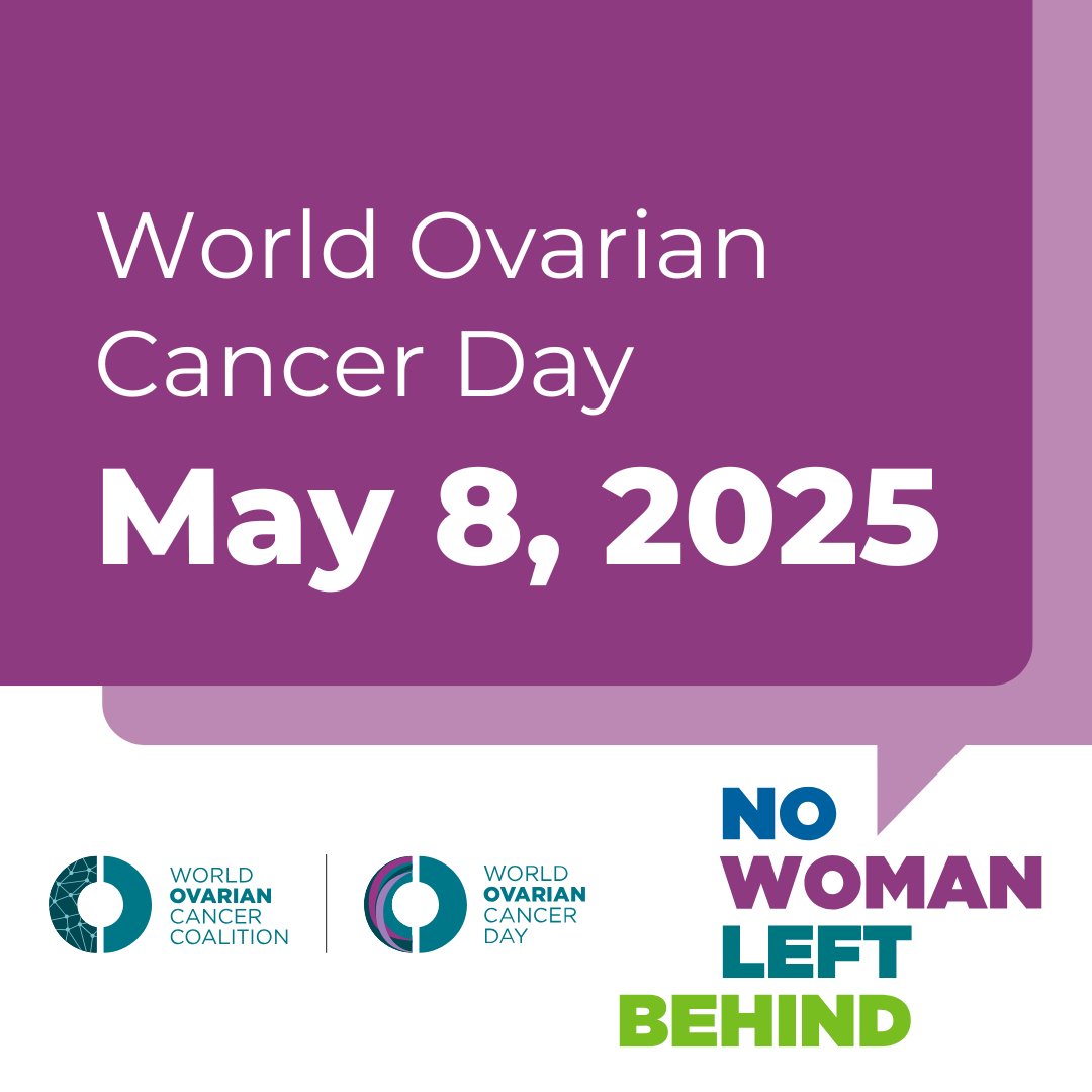 Today is World Ovarian Cancer Day. Learn how you can get involved: ow.ly/Cqmv50VOEMz #WOCD2025 #WorldOvarianCancerDay #NoWomanLeftBehind #NoPersonLeftBehind #InspiringVoices <a href="/OvCancerDay/">World Ovarian Cancer Day & WOCCoalition</a>