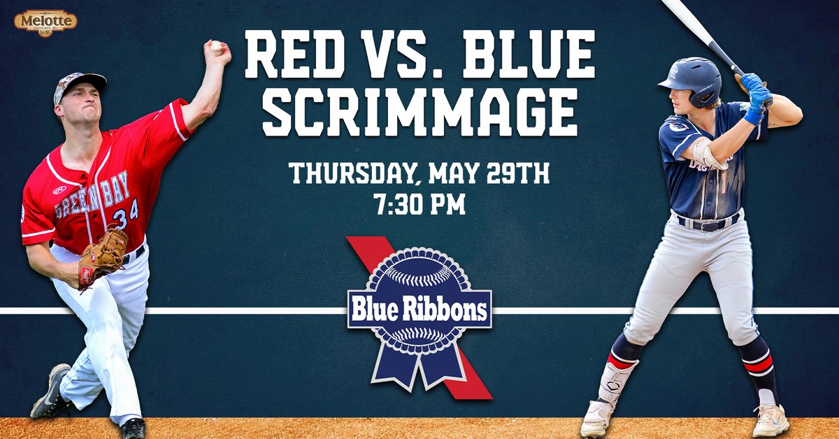 Just three weeks away.  After a one-year hiatus, the Blue Ribbons annual Red/Blue scrimmage is back! Join us at The Jo to get an early look at the 2025 team as we square off in a 7-inning intrasquad scrimmage. First pitch is at 7:30 with gates opening at least one hour prior.