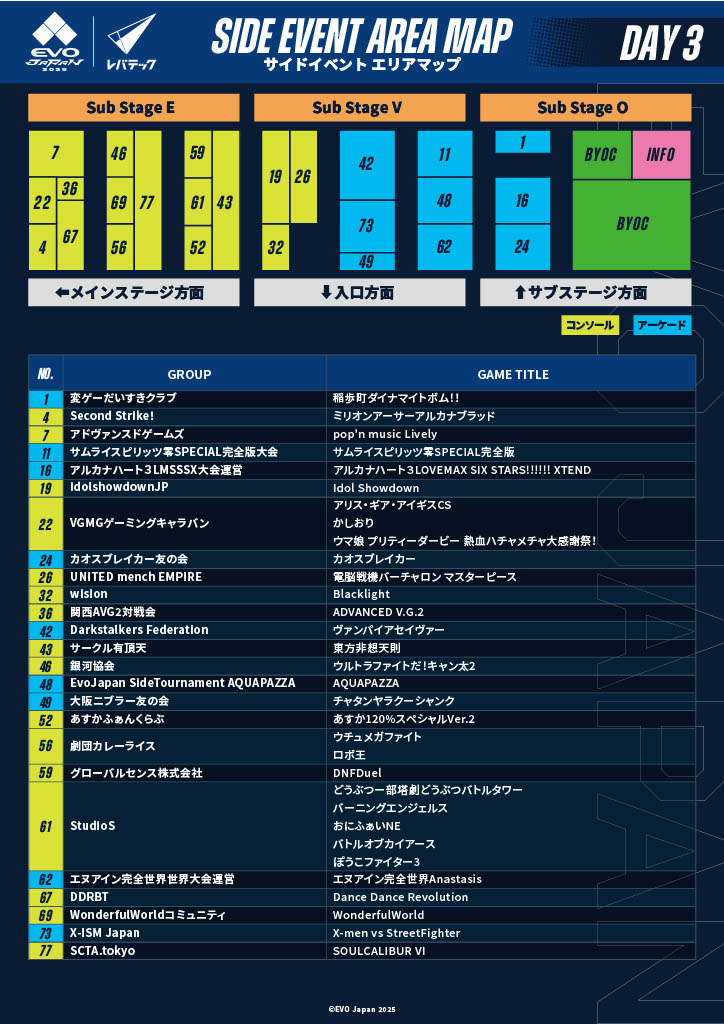 Blacklightは32番でやってます、よろしくお願いします！
#EVOJ25Sides