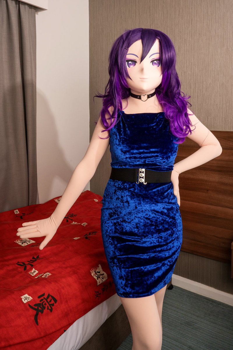 Delighted to meet you~ 

Ready to go out to dinner? 💙

📸: <a href="/TPJerematic/">Stephen - TPJerematic</a> 

#kigurumi #animegao #着ぐるみ