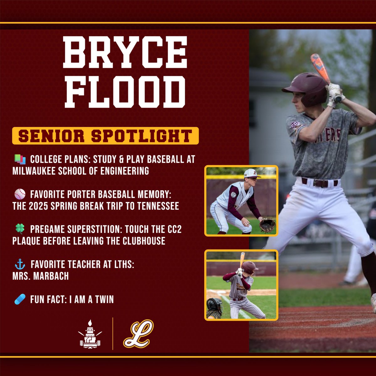 🎓 SENIOR SPOTLIGHT 🎓
Bryce "Floody" Flood