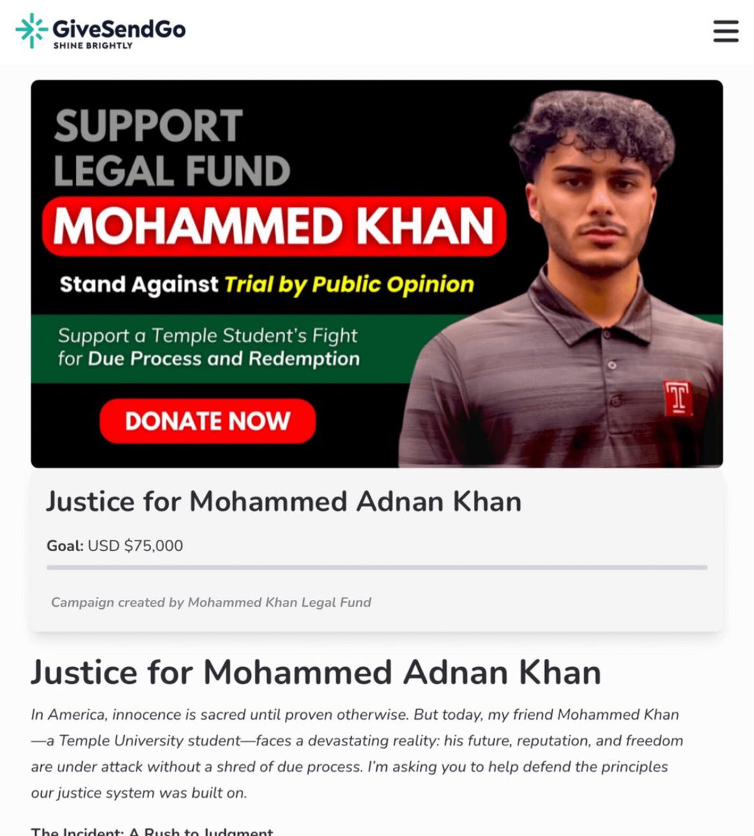 AIPoliticsTimes's tweet photo. @stoolpresidente @krakenfx Portnoy is trying to ruin an student’s life without due process. Why did Portnoy choose to ruin Mo Khan and not the other students involved? Why is Portnoy lying about who ordered the sign?

Protect Free Speech: 
Support Mohammed Adnan Khan:

https://t.co/BCtwJHYURt

👆👆👆 https://t.co/DXmVk3PO3A