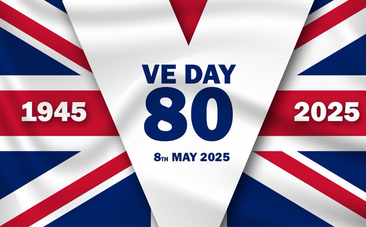 8th May 2025 marks the 80th Anniversary of VE Day. 
VE Day 80 is not only a tribute to those who fought for the freedom we all enjoy today, but also a powerful reminder of the resilience and unity that have defined our country ever since. 
#VEDay #veday80thanniversary