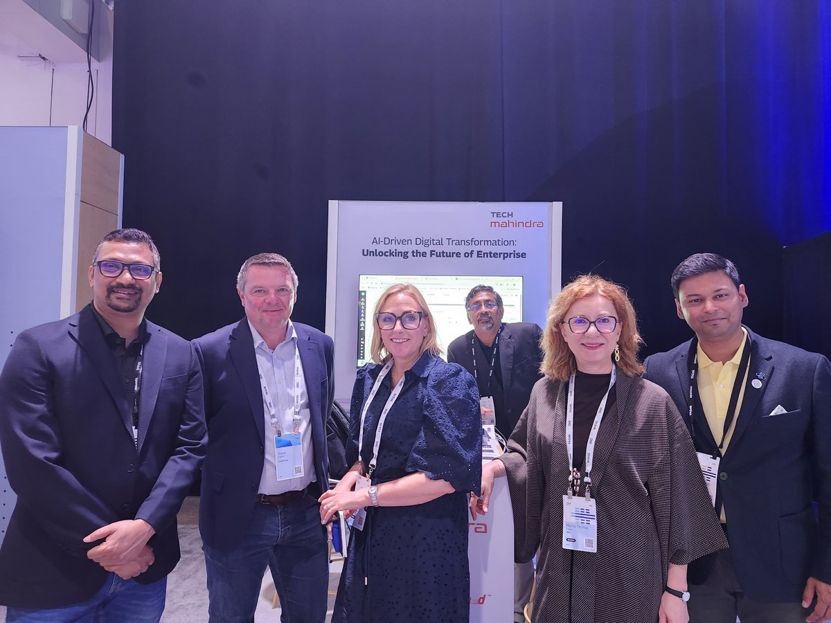 tech_mahindra's tweet image. Day 3 at #IBMThink2025 – Powering Transformation, Together!🤝

Another incredible day at IBM Think, where conversations and connections created pathways for innovation.

Our @Tech_Mahindra leaders engaged in meaningful discussions, sharing how our solutions address real-world…