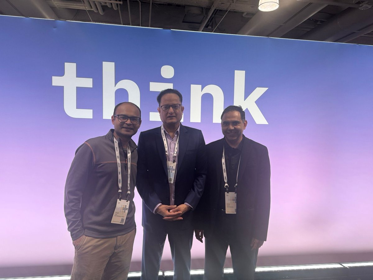 tech_mahindra's tweet image. Day 3 at #IBMThink2025 – Powering Transformation, Together!🤝

Another incredible day at IBM Think, where conversations and connections created pathways for innovation.

Our @Tech_Mahindra leaders engaged in meaningful discussions, sharing how our solutions address real-world…