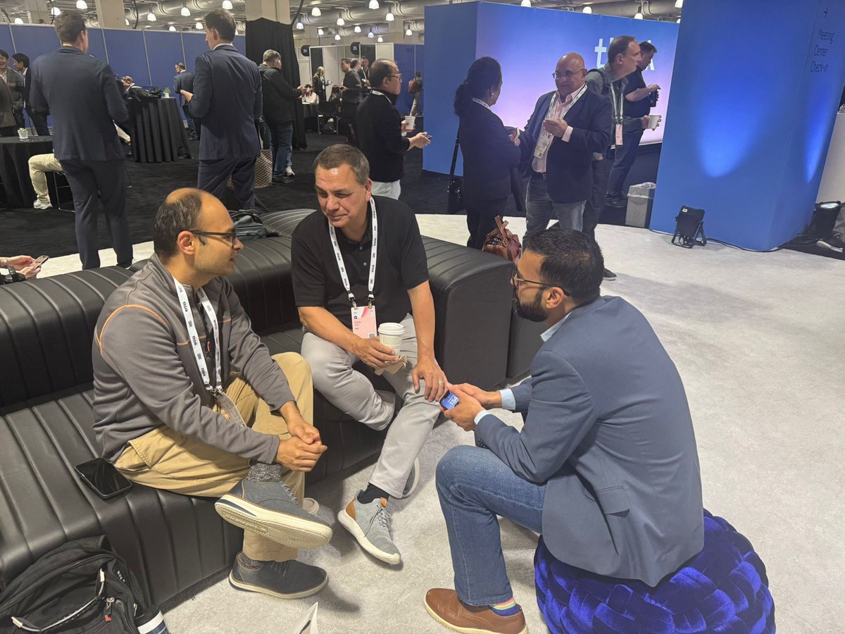 tech_mahindra's tweet image. Day 3 at #IBMThink2025 – Powering Transformation, Together!🤝

Another incredible day at IBM Think, where conversations and connections created pathways for innovation.

Our @Tech_Mahindra leaders engaged in meaningful discussions, sharing how our solutions address real-world…